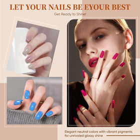 YALSYNY Gel Nail Polish Kit with application tools