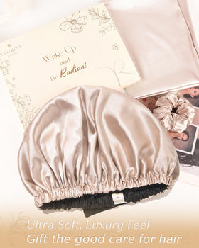 YANIBEST Adjustable Satin Bonnet packaging with product details