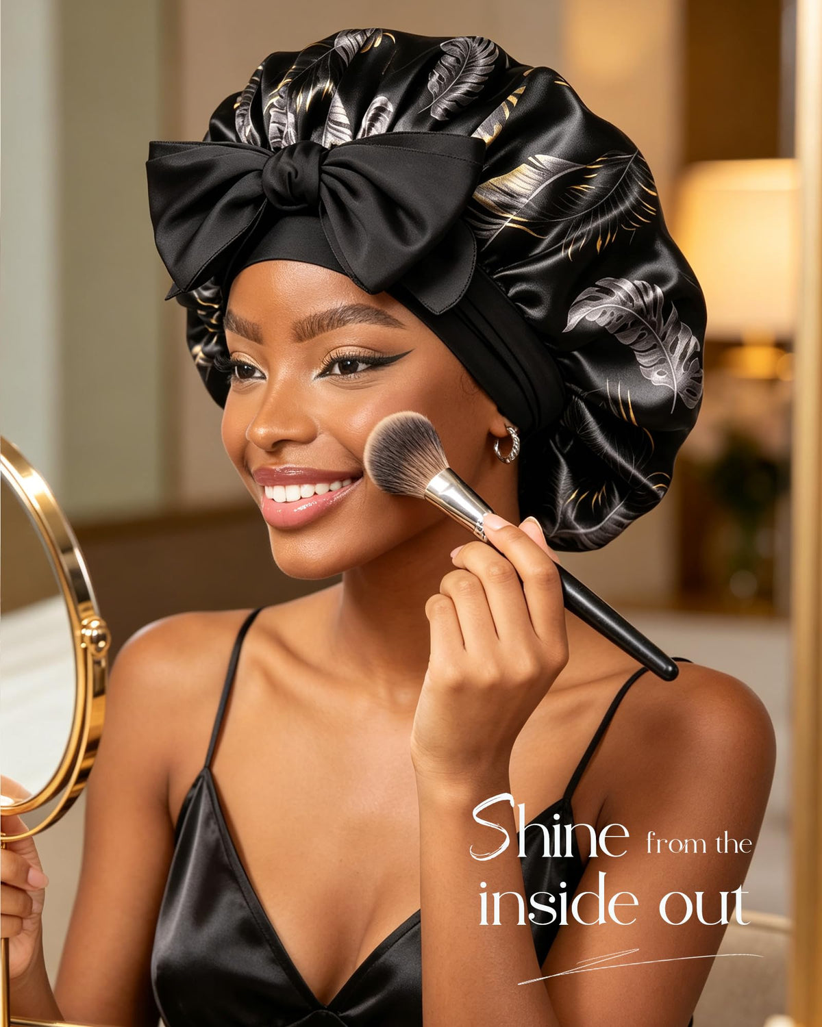 YANIBEST Bonnet styled with a bow