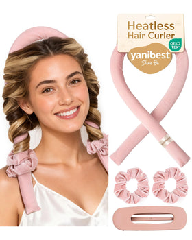 YANIBEST Heatless Hair Curler headband in soft velvet fabric