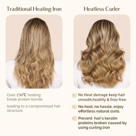 YANIBEST Heatless Hair Curler packaging with dimensions