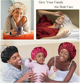 YANIBEST Satin Bonnet packaging showing product details