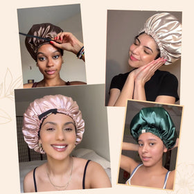YANIBEST Satin Bonnet packaging with care instructions