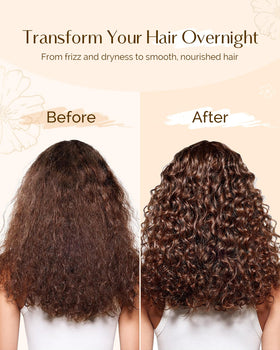 YANIBEST Satin Sleep Bonnet laid flat to show fabric texture