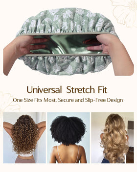 YANIBEST shower cap packaging front view