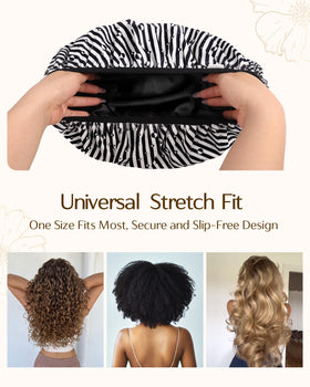 YANIBEST Shower Cap with satin lining