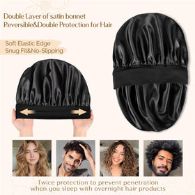 YANIBEST Soft Satin Bonnet in different colours