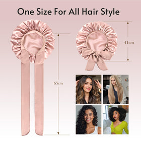 Yanideer Satin Bonnet accommodating various hairstyles
