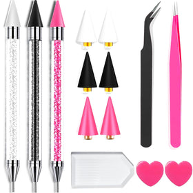 Yaoociy 14 Pcs Rhinestone Picker Tool Kit with dual-head pens