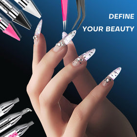 Yaoociy rhinestone picker tool kit showcasing premium wax tips
