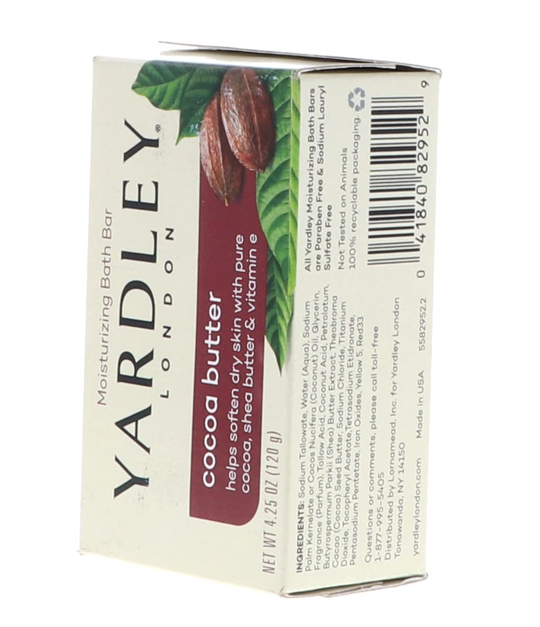 Yardley bar soap in a decorative bathroom setting
