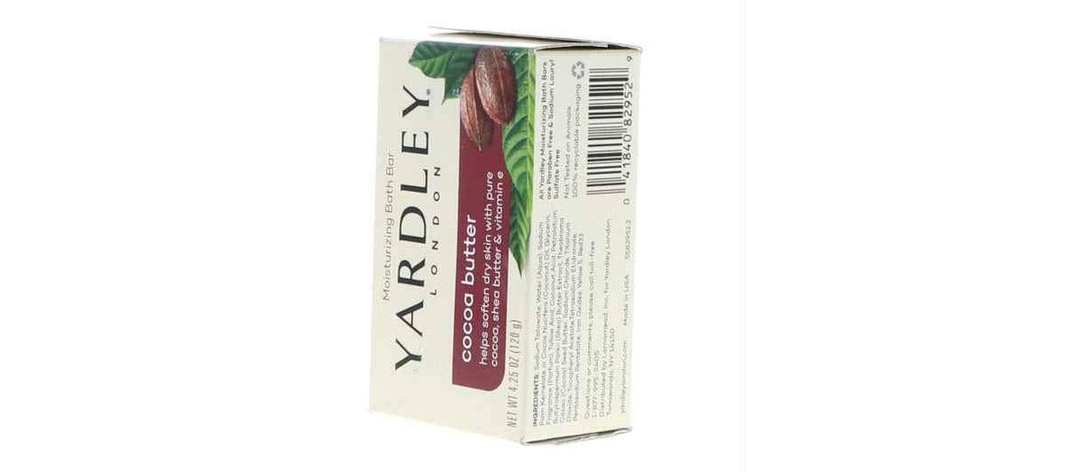 Yardley Cocoa Butter Bar in a relaxing bath setting