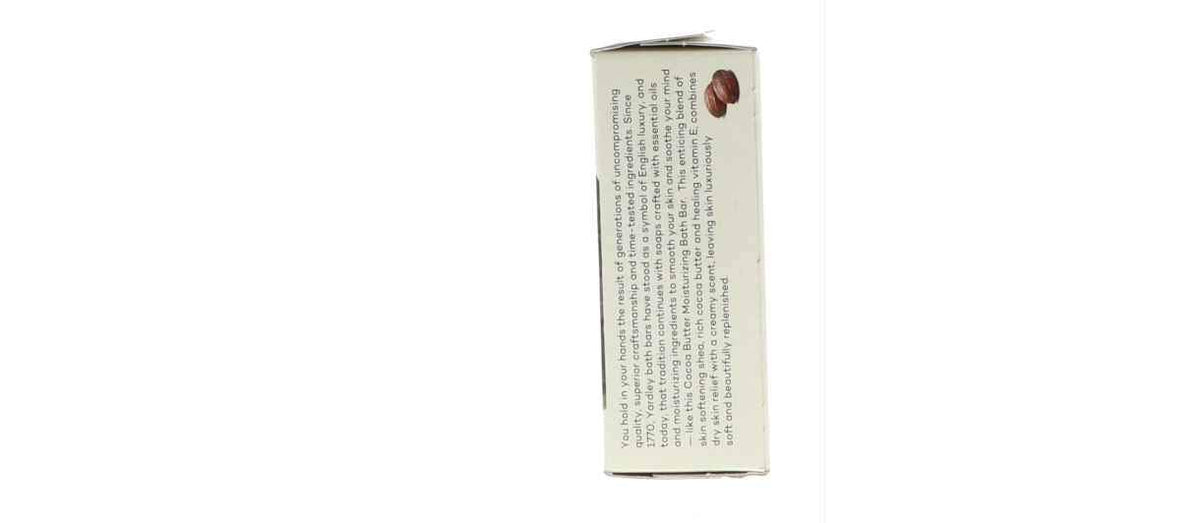 Yardley Cocoa Butter Bar showing texture