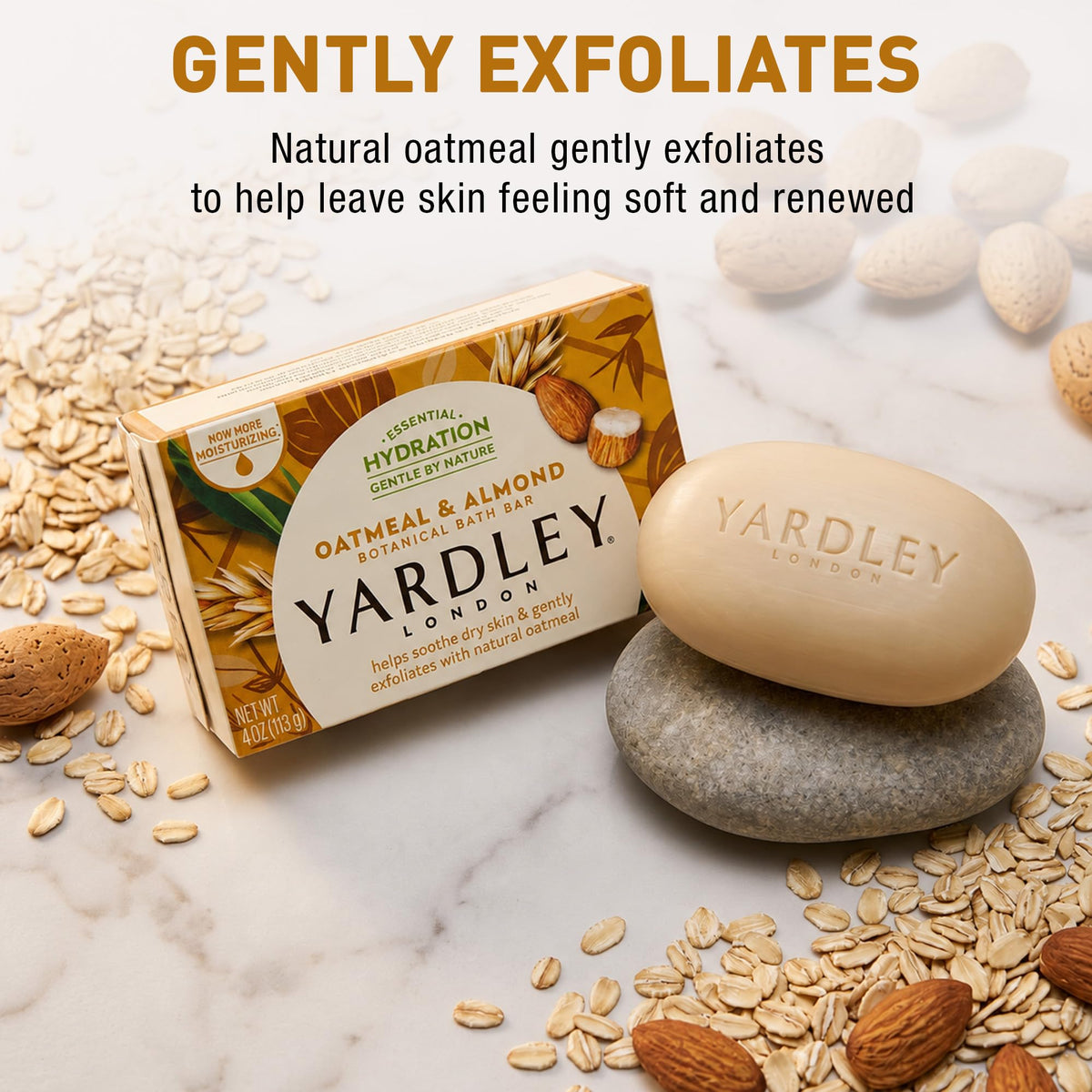 YARDLEY LONDON Cocoa Butter bar soap close-up