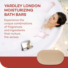 YARDLEY LONDON Cocoa Butter Bath Soap Bar close-up
