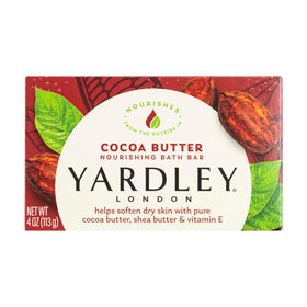 YARDLEY LONDON Cocoa Butter Bath Soap Bar front view