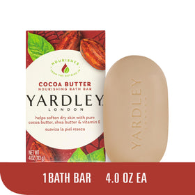 YARDLEY LONDON Cocoa Butter Bath Soap Bar packaging