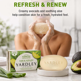 YARDLEY LONDON Lemon Verbena bar soap close-up