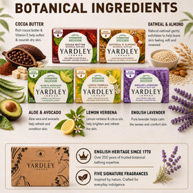 YARDLEY LONDON Oatmeal & Almond bar soap close-up