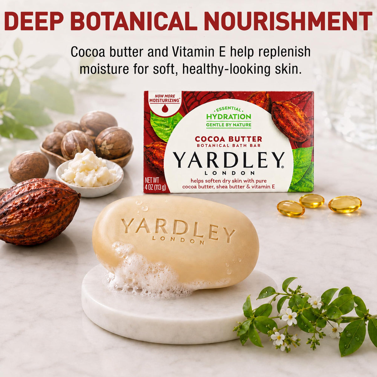 YARDLEY LONDON Scented Bar Soap Variety Pack side view