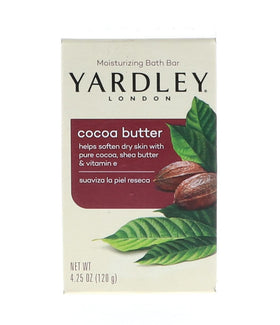 Yardley Pure Cocoa Butter & Vitamin E Bar Soap front view