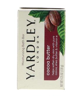 Yardley Pure Cocoa Butter & Vitamin E Bar Soap side view