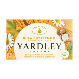 Yardley Shea Buttermilk Bath Bar front view