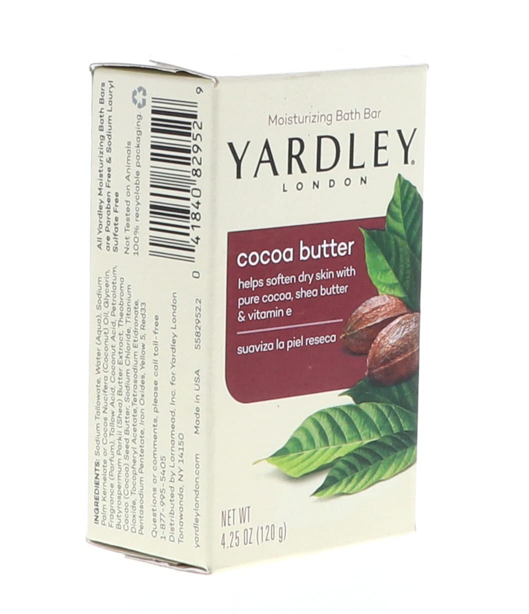 Yardley soap with a creamy texture close-up