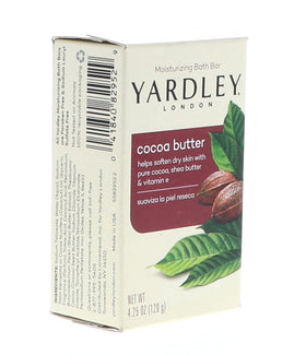 Yardley soap with a creamy texture close-up