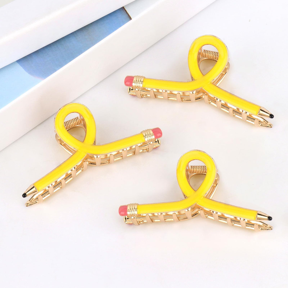 YARIEW Pencil Hair Claw Clips packaging display
