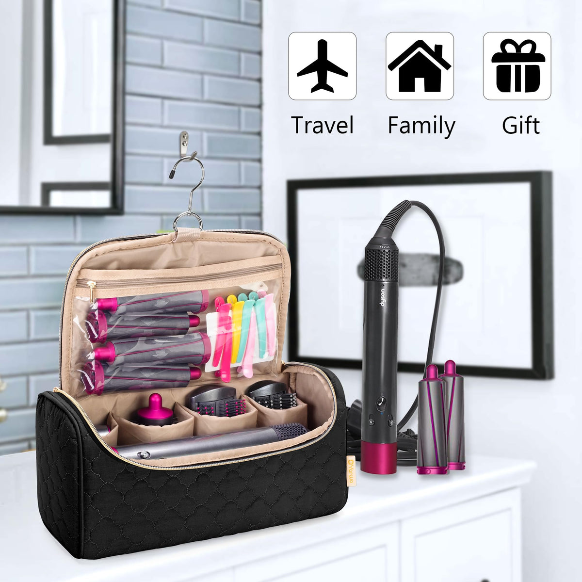 Yarwo Travel Case side view showing lightweight design