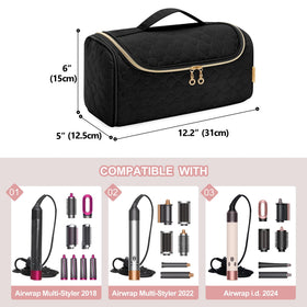 Yarwo Travel Case with 360° swiveling hanging hook