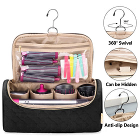 Yarwo Travel Case with open pocket for hair accessories