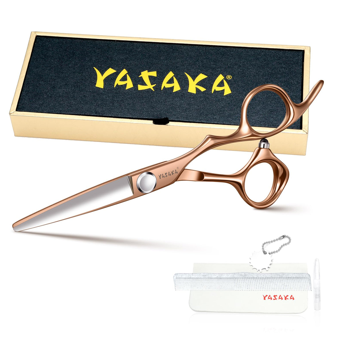 YASAKA 5.5-inch barber hair scissors front view