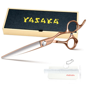 YASAKA 6.75-inch hair cutting scissors front view