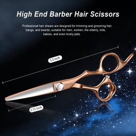 YASAKA barber scissors packaging and accessories