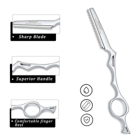 YASAKA Hair Cutting Razor in use during a haircut