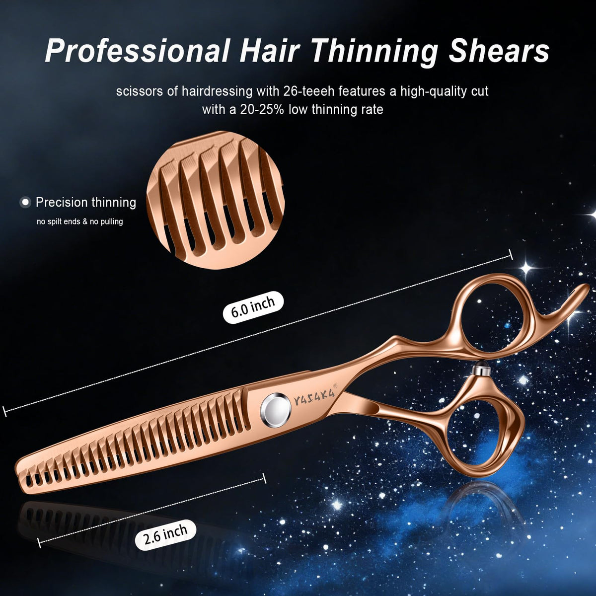 YASAKA hair cutting scissors with included flannelette