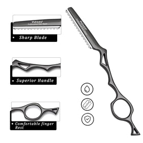 YASAKA Hair Razor 7.1" blade length close-up
