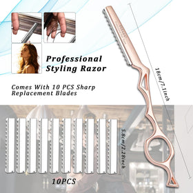 YASAKA Hair Razor side view showcasing the blade