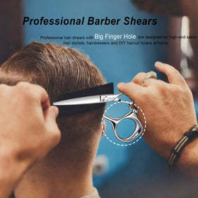 YASAKA hair scissors packaging with included flannelette