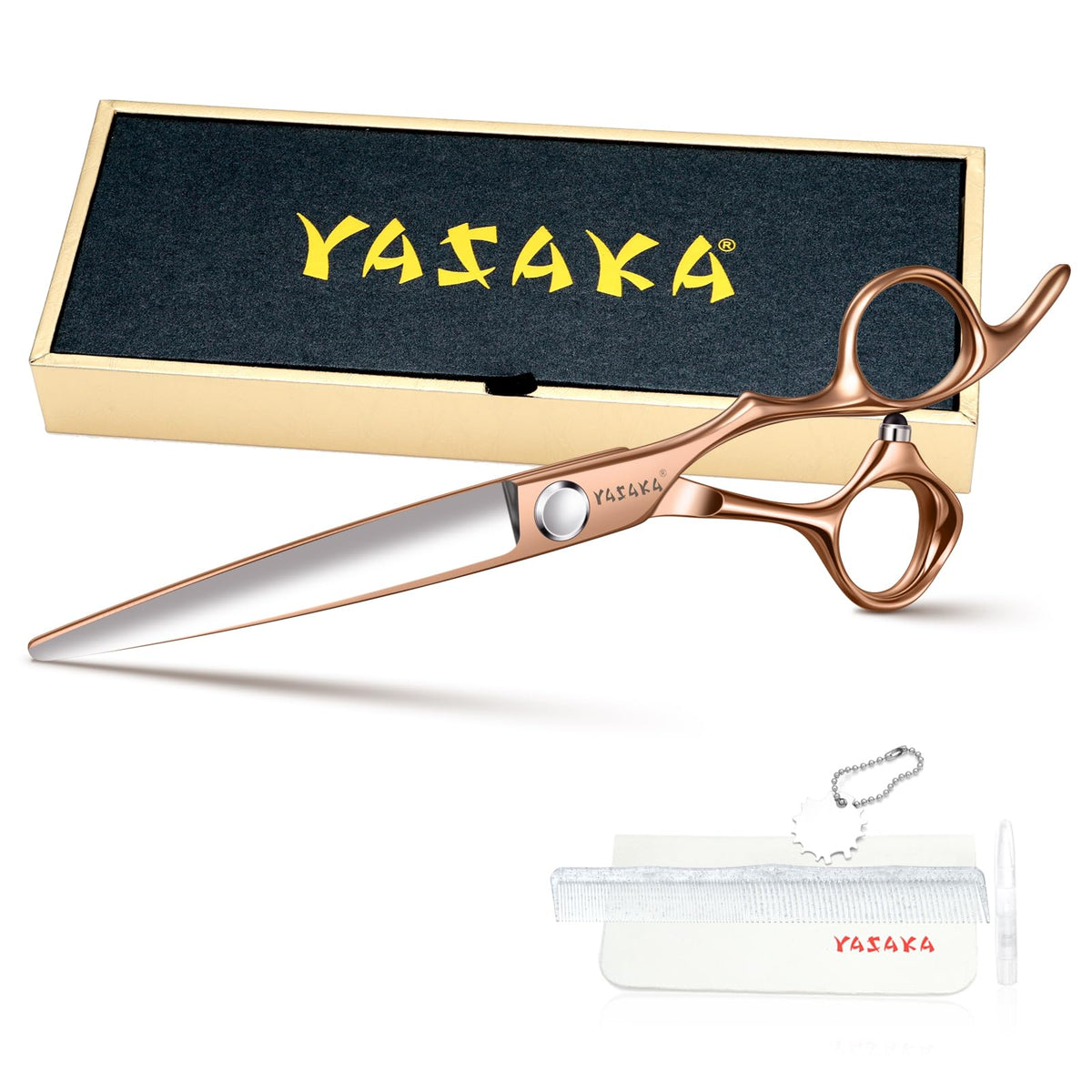 YASAKA Professional Hair Cutting Shears 6.5 inch front view