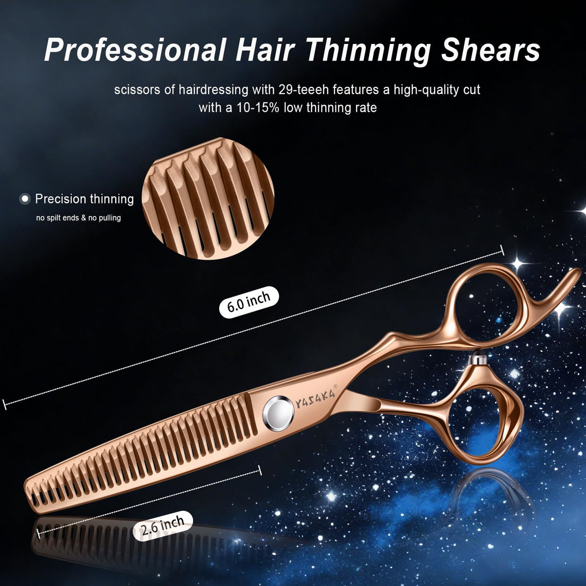YASAKA shears packaging with care instructions