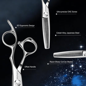 YASAKA thinning scissors with enlarged finger hole for comfort