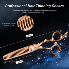 YASAKA thinning shears with flannelette for maintenance
