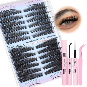 Yawamica Lash Extension Kit 240pcs with various lash clusters