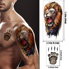 Yazhiji 3D temporary tattoo with intricate dragon artwork