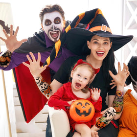 Yazhiji Halloween Temporary Tattoos for kids and adults
