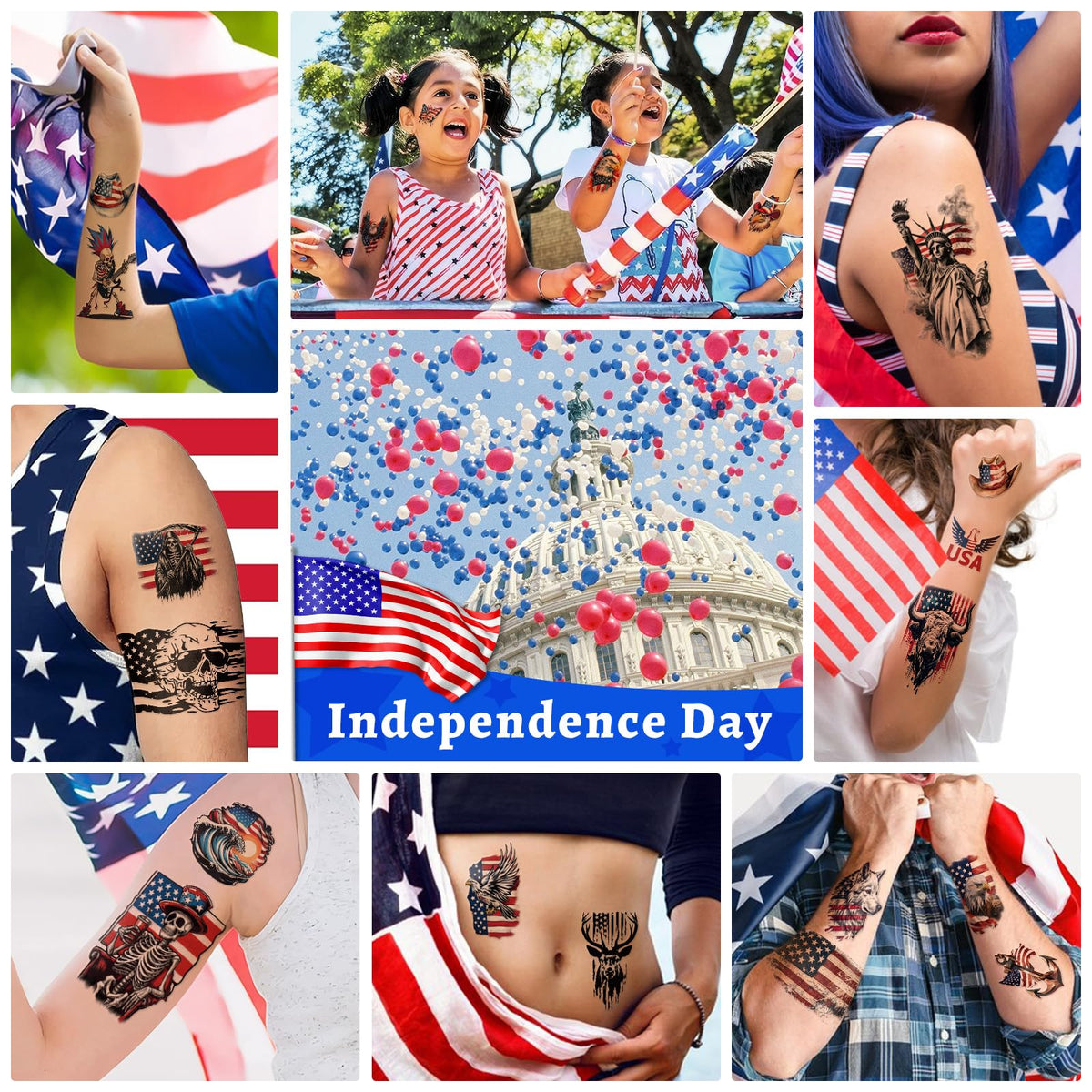 Yazhiji Independence Day tattoos in packaging