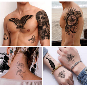 Yazhiji temporary tattoos application process demo